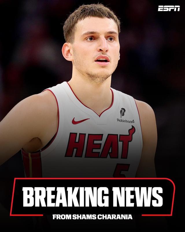 333体育-Shams:热火4年6240万美元提前续约约维奇